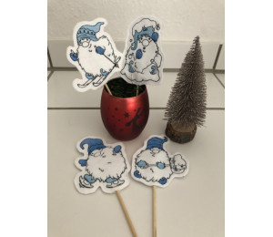 VORFREUDE Türchen Stickserie - ITH Stecker Winter Gnomes